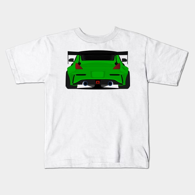 350Z GREEN Kids T-Shirt by VENZ0LIC